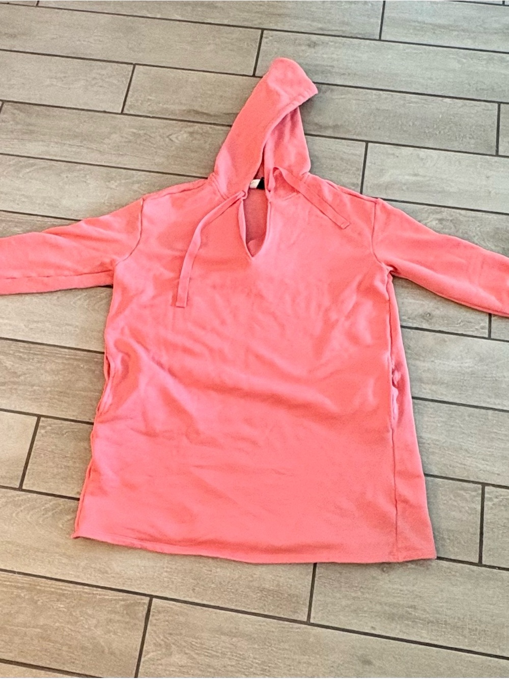 Universal Thread Pink Hooded Swim Coverup